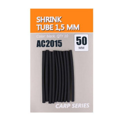 Orange Carp #2015 Rurka termokurczliwa czarna 1,5 mm L-50mm Orange Carp #2015 Rurka termokurczliwa czarna 1,5 mm L-50mm