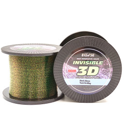 Żyłka ECLIPSE Invisible 3D 1000m 0.25mm Żyłka ECLIPSE Invisible 3D 1000m 0.25mm