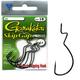 Haczyk Gamakatsu Skip Gap Minor Black Nr3/0 Haczyk Gamakatsu Skip Gap Minor Black Nr3/0