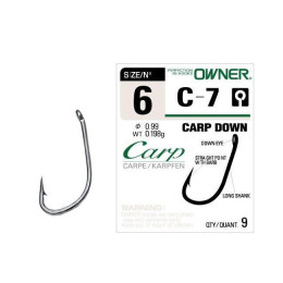 Haczyk OWNER Carp Down C7-53267 Nr02 Haczyk OWNER Carp Down C7-53267 Nr02
