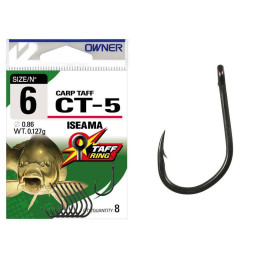 Haczyk OWNER Carp Taff Ring Iseama CT5 53275 Nr06 Haczyk OWNER Carp Taff Ring Iseama CT5 53275 Nr06