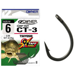 Haczyk OWNER Carp Taff Ring Tsuyoshi CT3 53273 Nr04 Haczyk OWNER Carp Taff Ring Tsuyoshi CT3 53273 Nr04