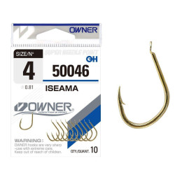 Haczyk OWNER Iseama Gold Nr06 50046-06