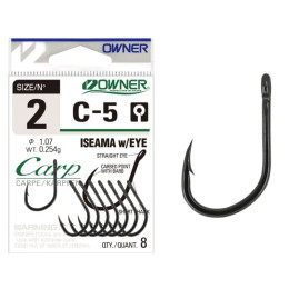 Haczyk OWNER Iseama with Eye C5-53265 Nr08