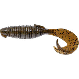 Silikon Keitech Flapper Grub 4" (7 szt/opak) k:101 green pumpkin pp.